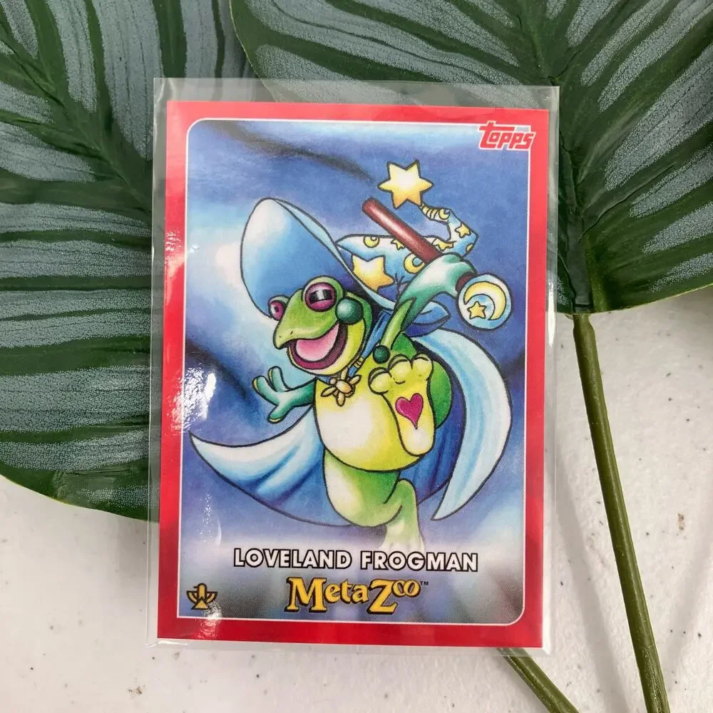 Topps MetaZoo Cryptid Nation Series 0 Gold Loveland Frogman 38 Trading Game Card